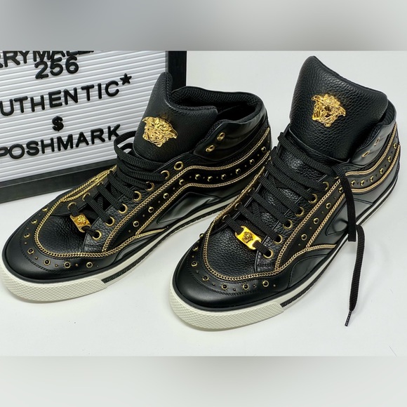 Versace Gold Chain Medusa Sneaker - Picture 5 of 6